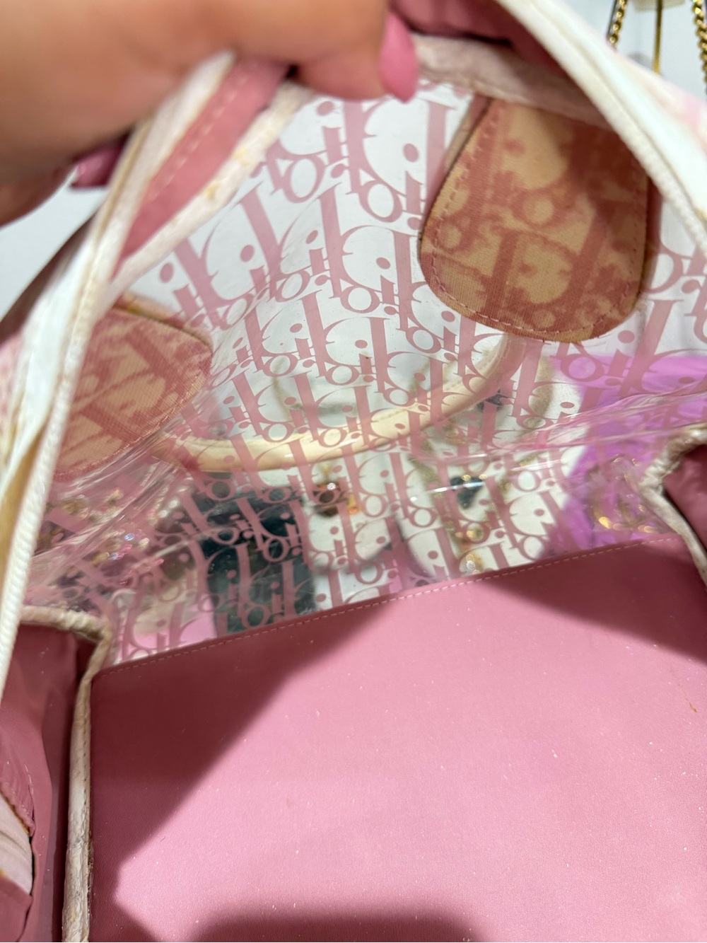 Dior Diorissimo Girly Pink Rain Bowler Bag - Picture 13 of 15